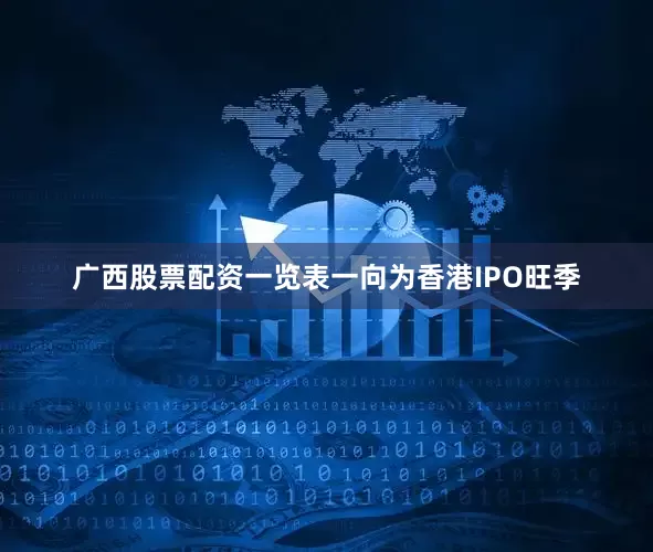 广西股票配资一览表一向为香港IPO旺季